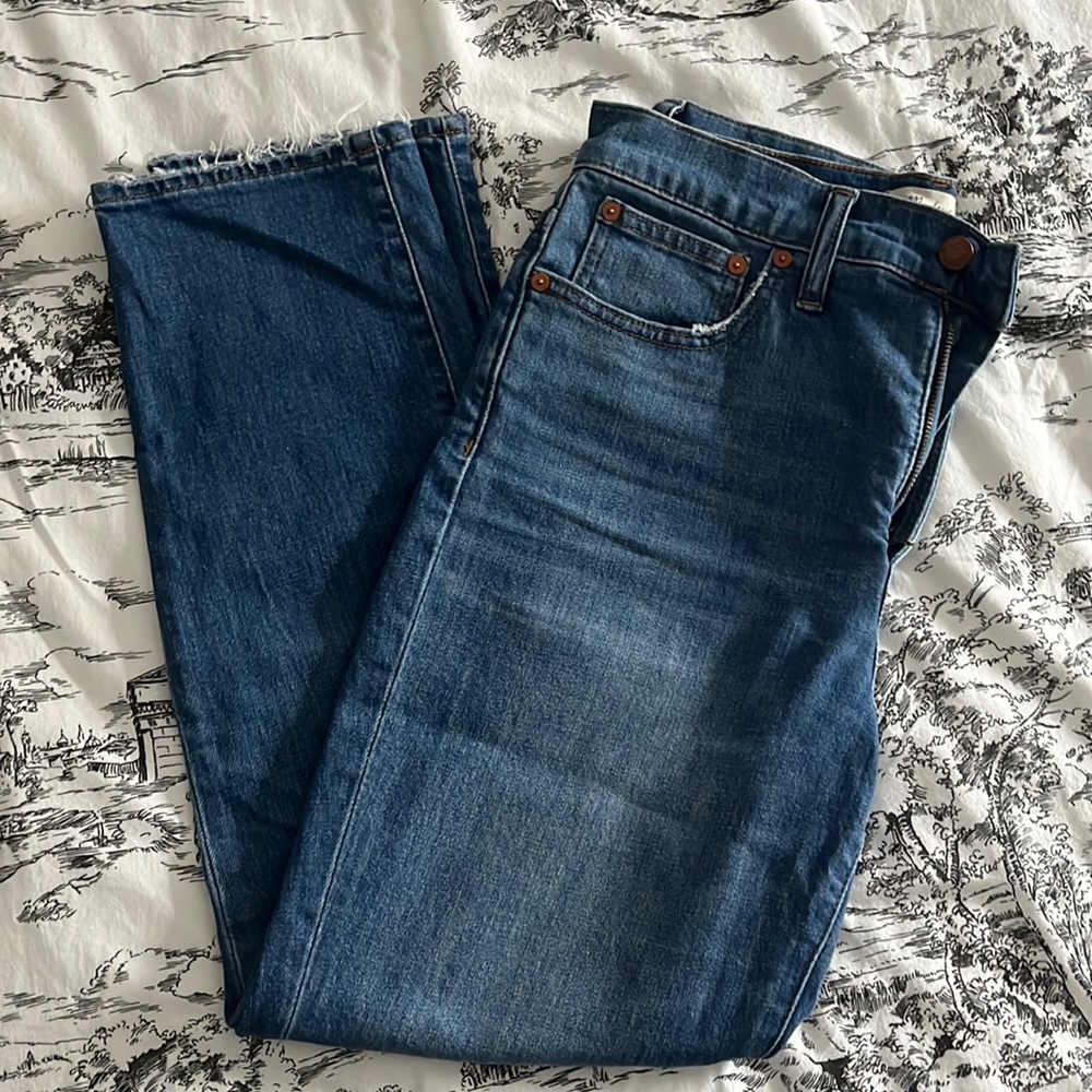 Madewell perfect vintage crop Jean